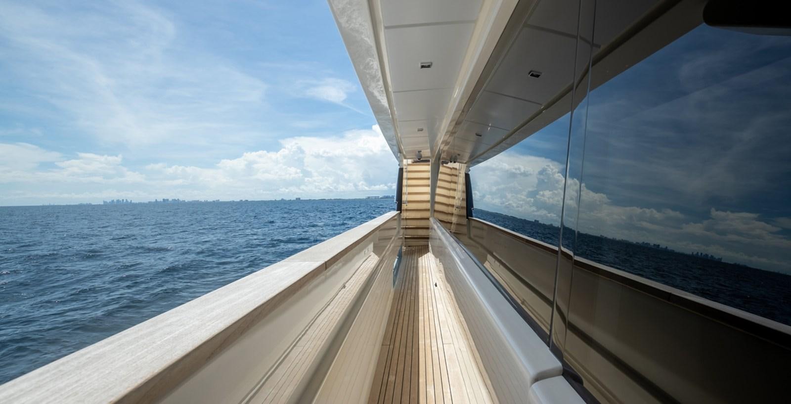 a boat on the water aboard OCEAN Z Yacht for Sale