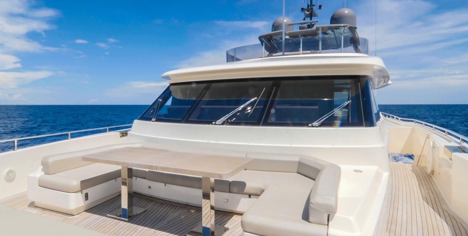 a boat on a boat aboard OCEAN Z Yacht for Sale