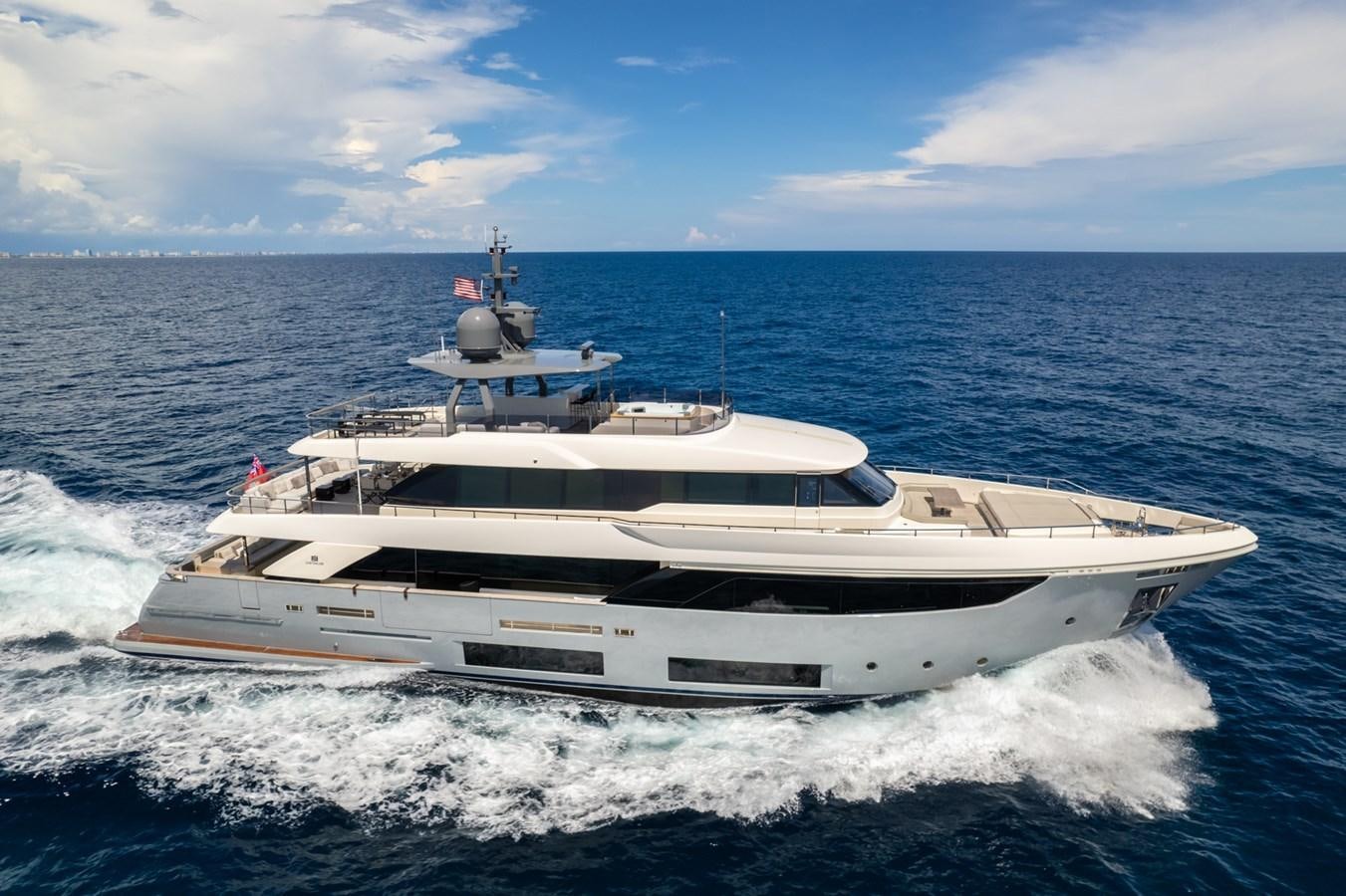 a boat on the water aboard OCEAN Z Yacht for Sale