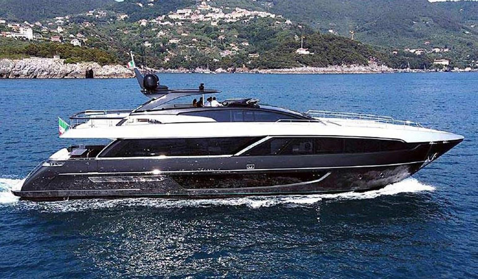 a boat on the water aboard 100 RIVA CORSARO Yacht for Sale