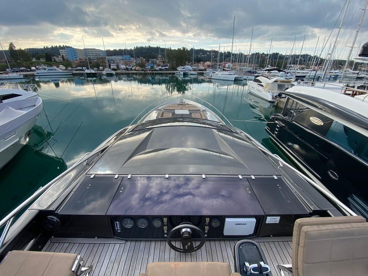 a view of a city from a balcony of a boat aboard X-TREM I Yacht for Sale