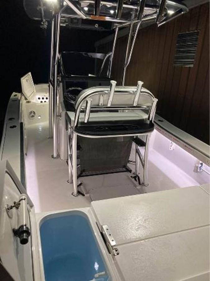 a chair in a room aboard 2018 CREVALLE  Yacht for Sale
