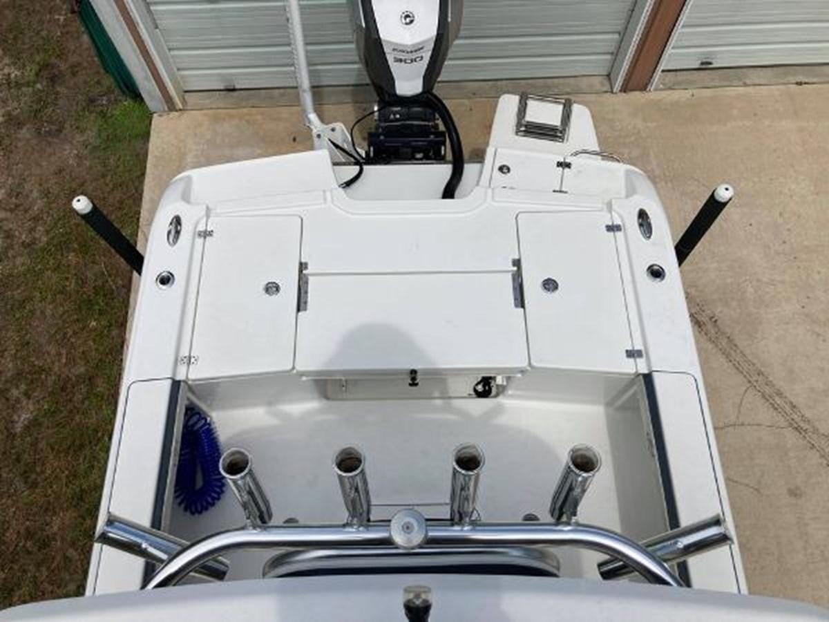 a white machine with a black cap aboard 2018 CREVALLE  Yacht for Sale