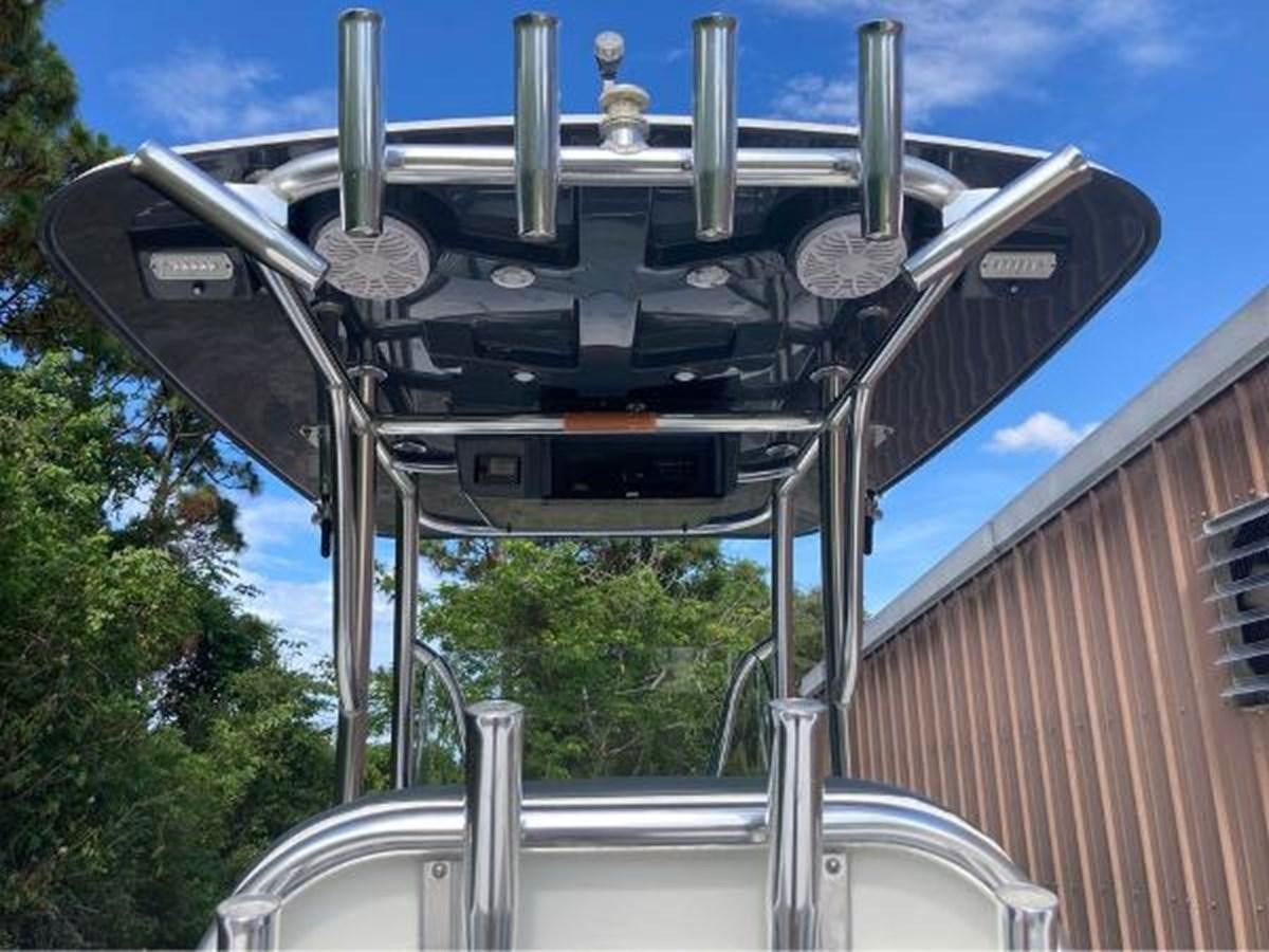 a large metal object on a metal structure aboard 2018 CREVALLE  Yacht for Sale