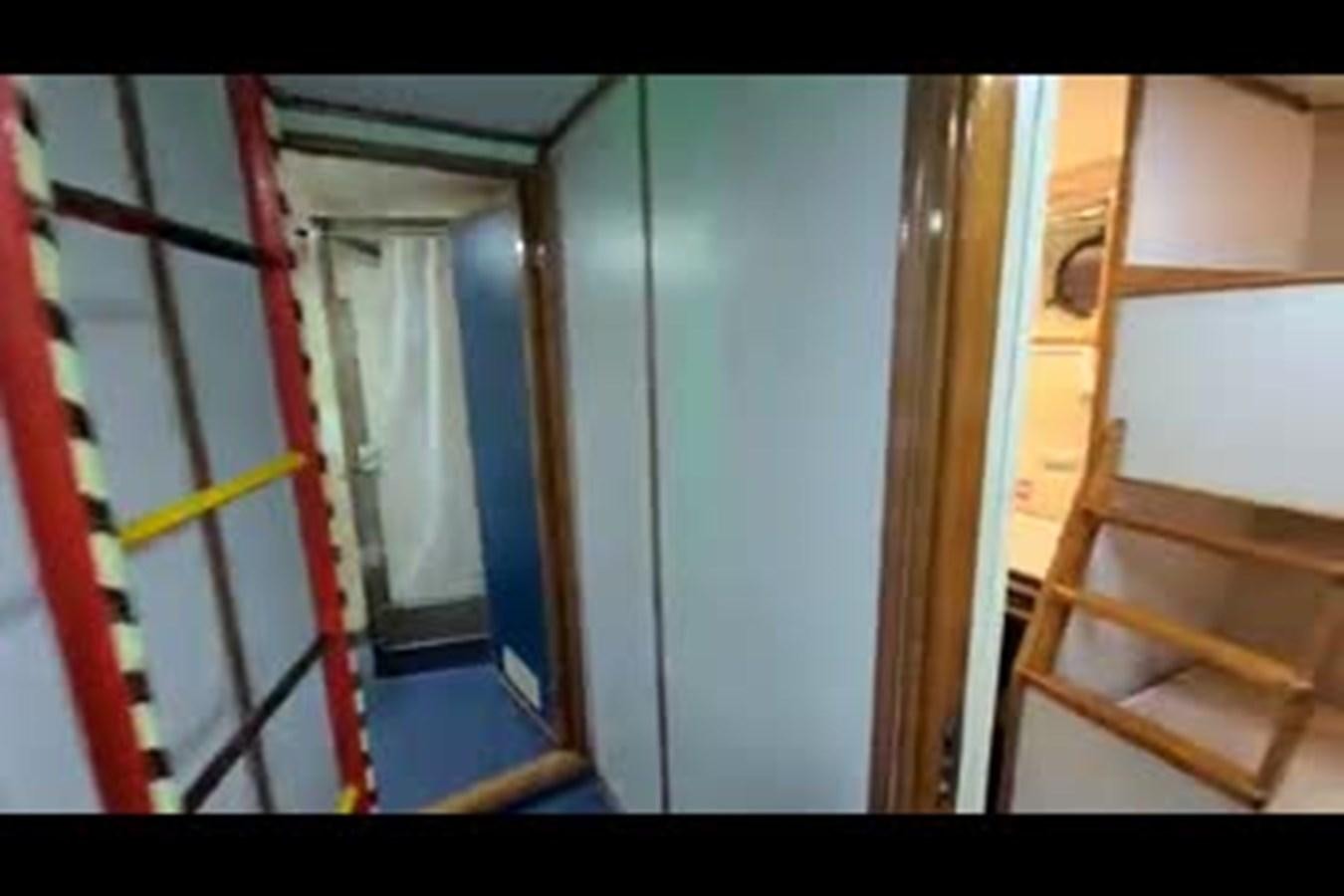 a room with ladders and ladders aboard 2005 CUSTOM PILOT BOAT Yacht for Sale