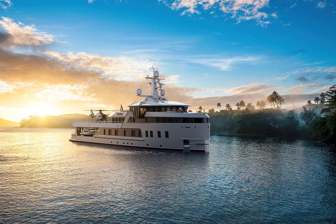 a white boat on water aboard SEAXPLORER 60 Yacht for Sale