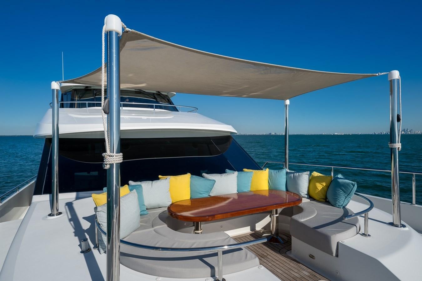 a boat on the water aboard SEA N SEA Yacht for Charter