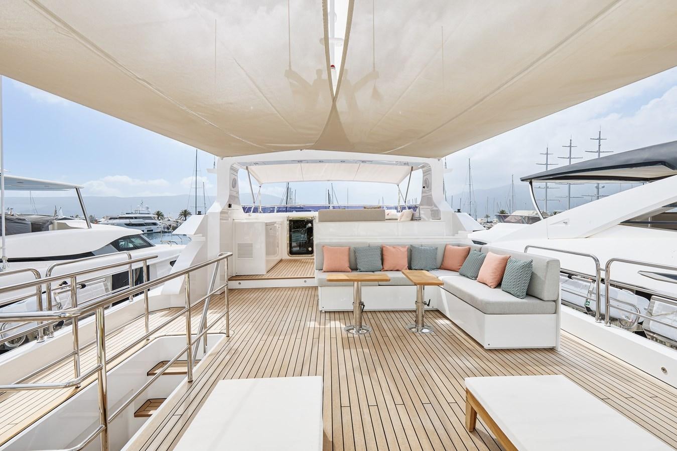 a boat on the water aboard STEEL TRANSATLANTIC NAVETTA 2022 "TEMBEA" Yacht for Sale