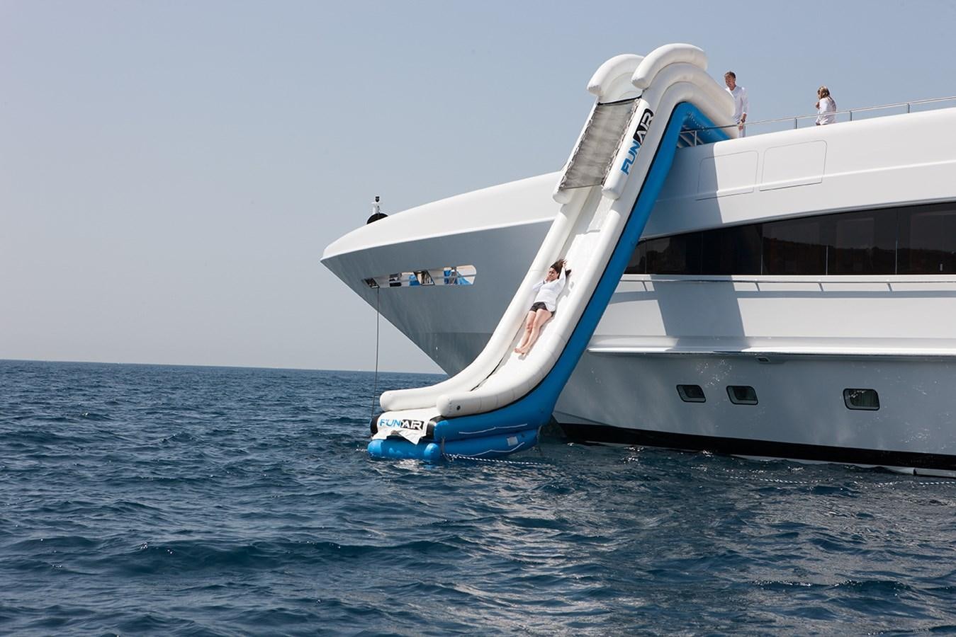 a boat in the water aboard DAISY D Yacht for Sale