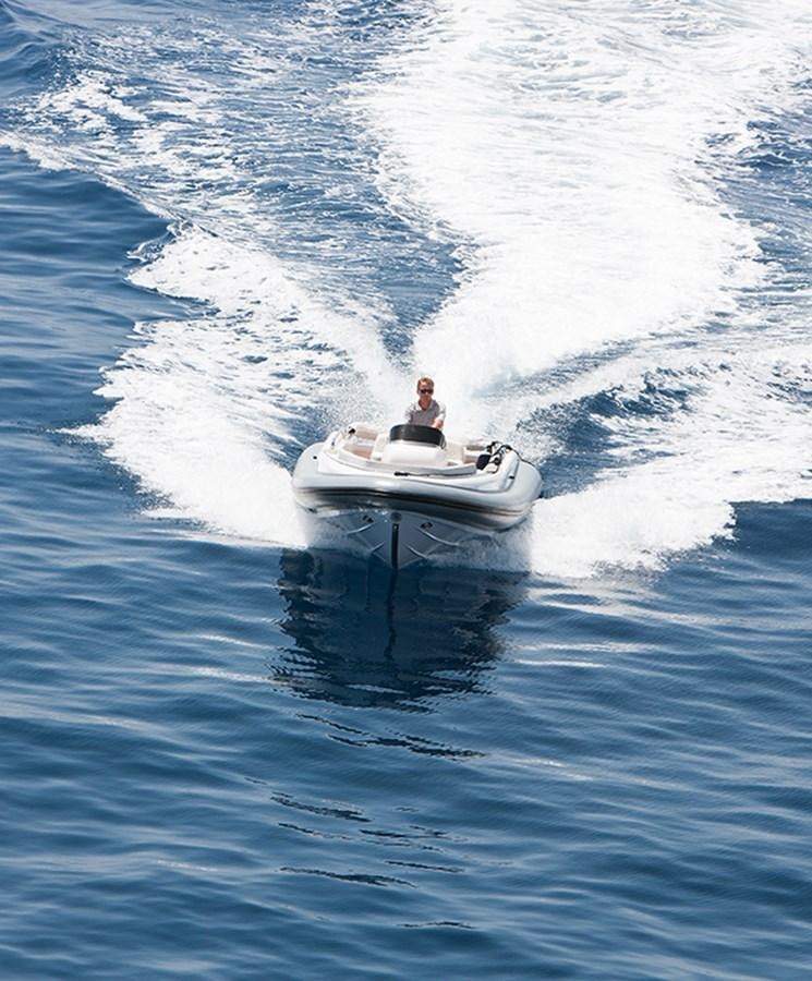a person on a boat aboard DAISY D Yacht for Sale