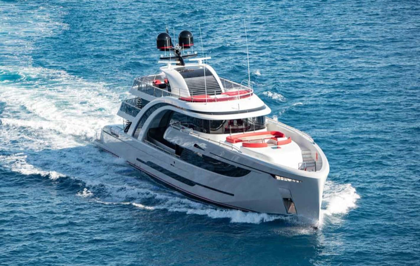 a boat on the water aboard EUPHORIA II Yacht for Sale