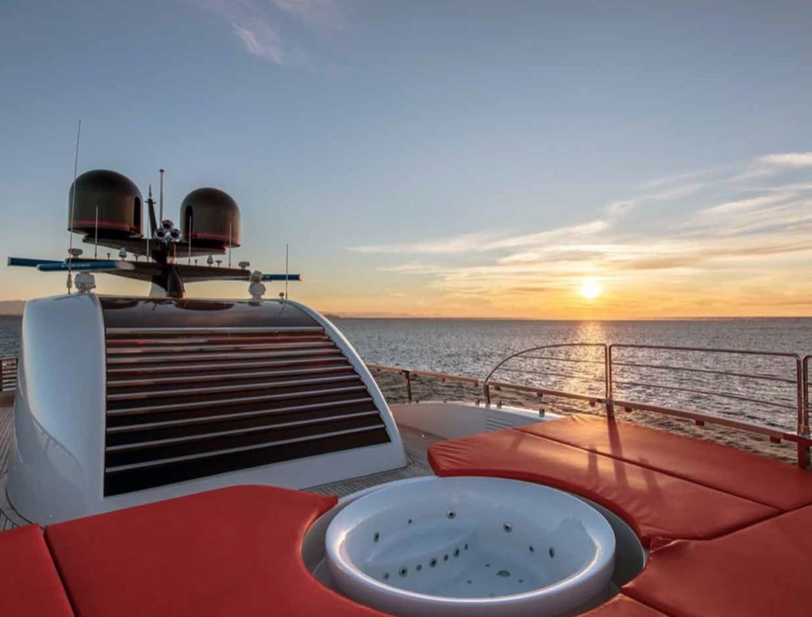 a boat on a body of water aboard EUPHORIA II Yacht for Sale