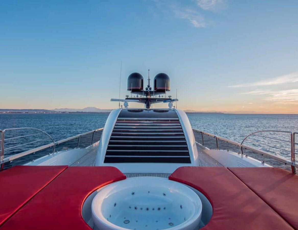 a boat on a body of water aboard EUPHORIA II Yacht for Sale