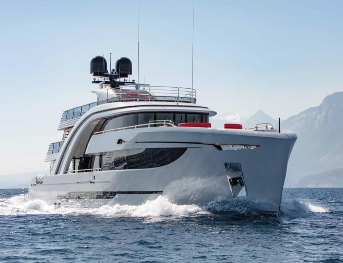 a boat on the water aboard EUPHORIA II Yacht for Sale