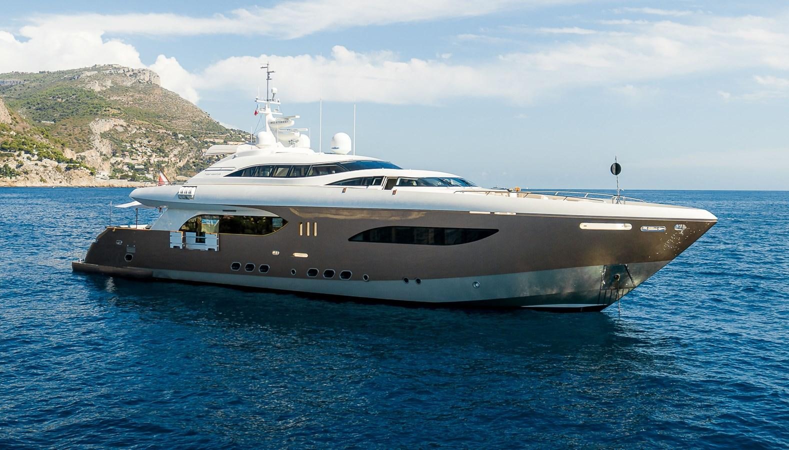 a boat in the water aboard NAMASTE 8 Yacht for Sale