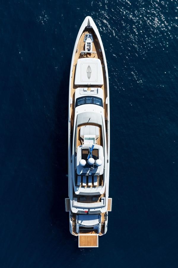 a space shuttle in the water aboard SP1 Yacht for Sale