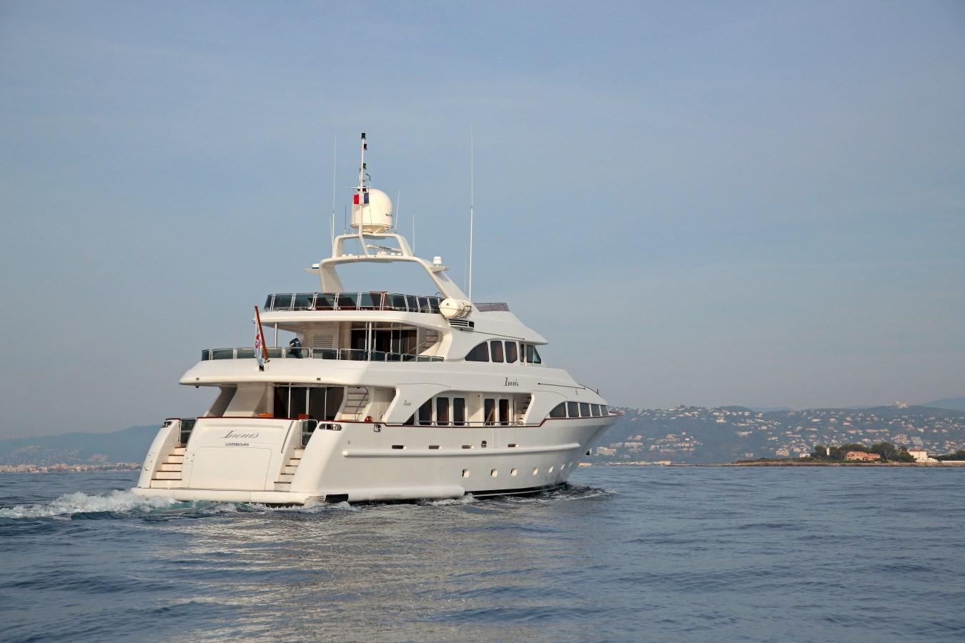 a boat on the water aboard INOUIS Yacht for Sale