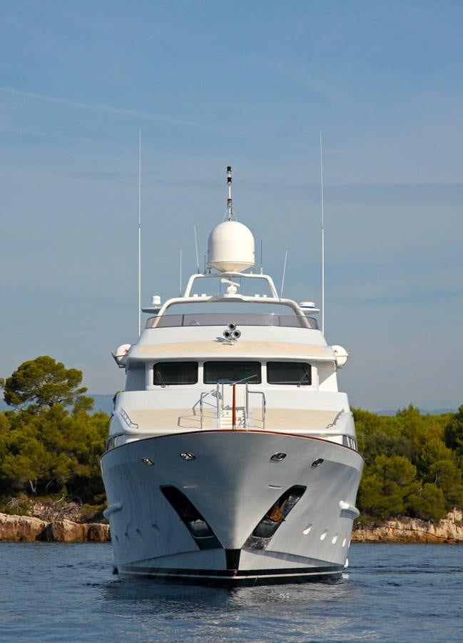 a boat on the water aboard INOUIS Yacht for Sale