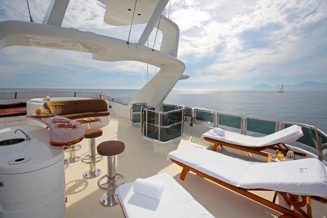 a boat on the water aboard INOUIS Yacht for Sale