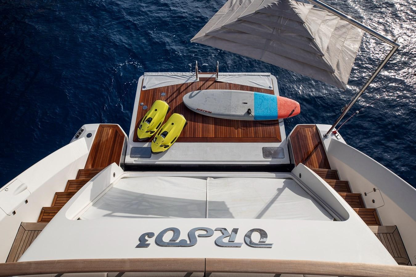 a boat on the water aboard ORSO 3 Yacht for Sale