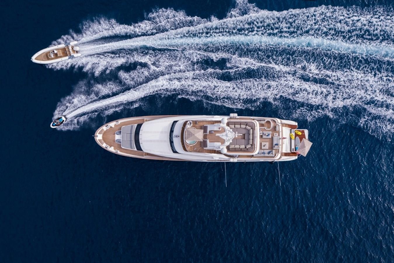 a ship in the water aboard ORSO 3 Yacht for Sale