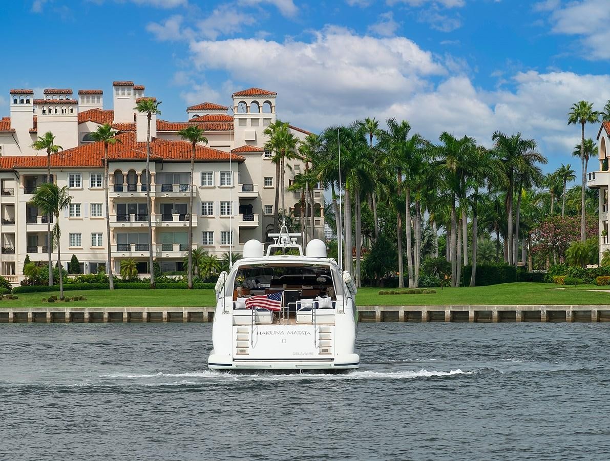 a boat on the water aboard HAKUNA MATATA Yacht for Sale