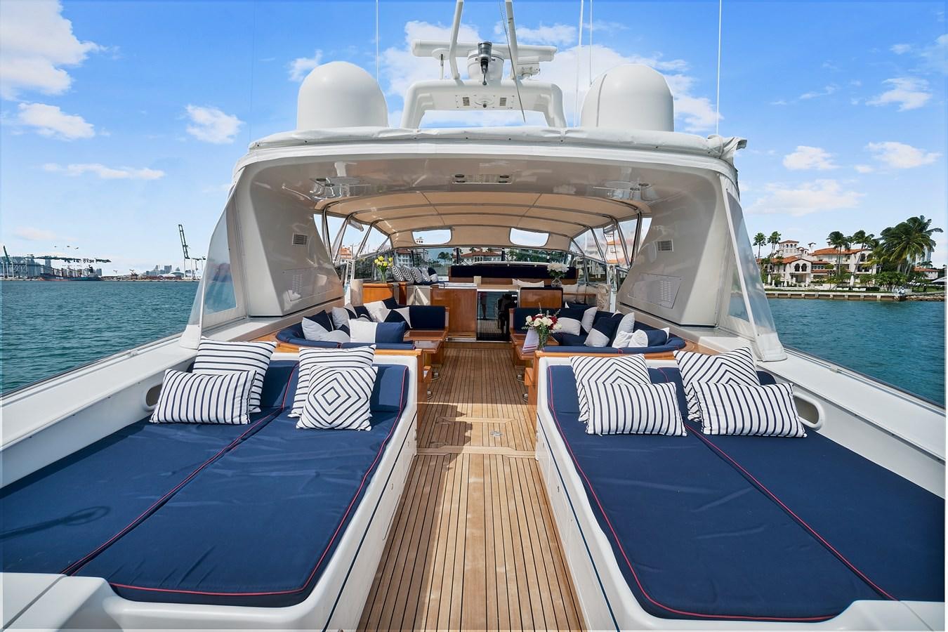 a boat on the water aboard HAKUNA MATATA Yacht for Sale