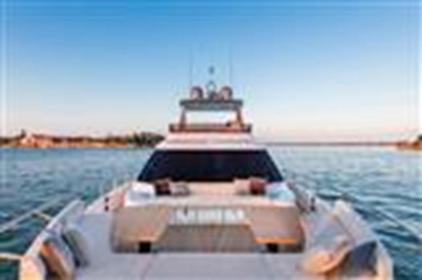 a boat in the water aboard FERRETTI YACHTS 670  Yacht for Sale