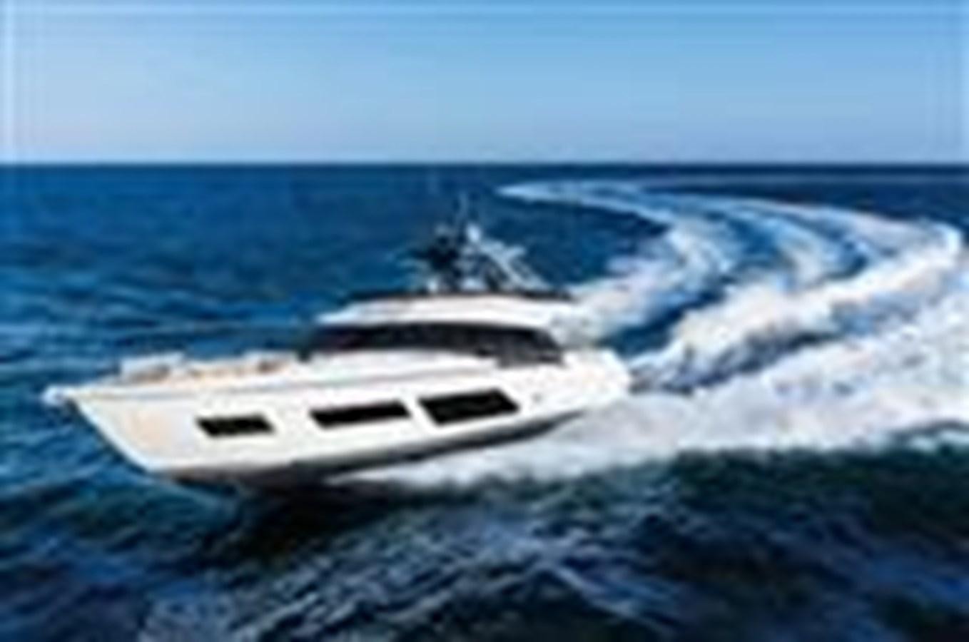 a boat on the water aboard FERRETTI YACHTS 670  Yacht for Sale
