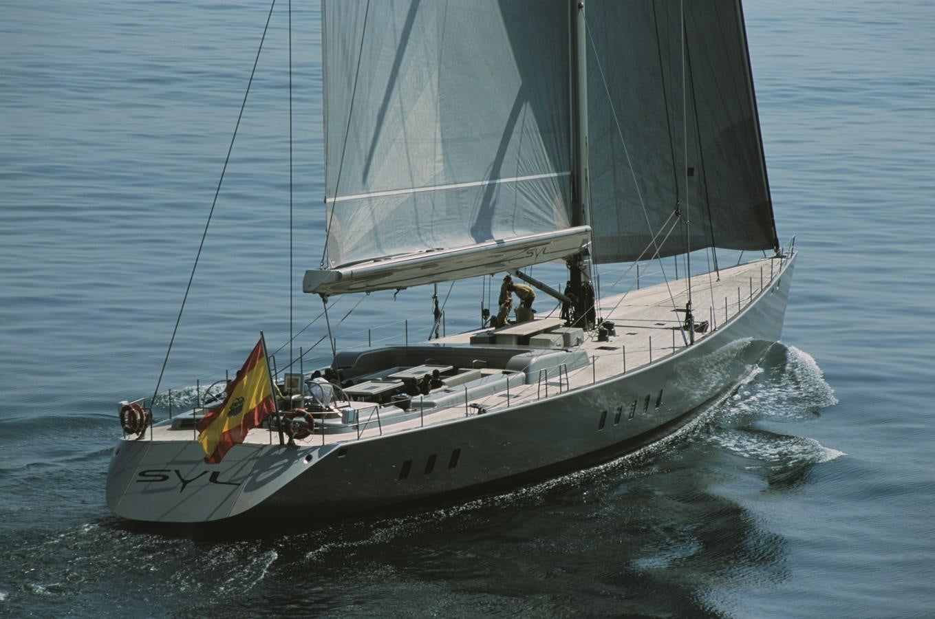 a sailboat on the water aboard SYL Yacht for Sale