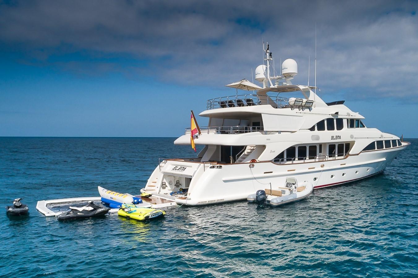 a boat in the water aboard ELENA NUEVE Yacht for Charter