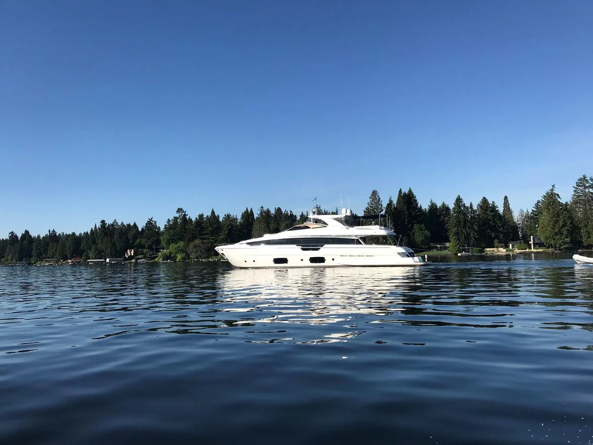 a boat on the water aboard SOL SHINE Yacht for Sale