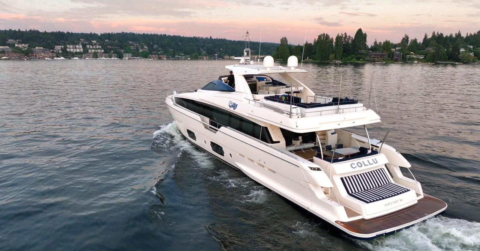 a boat on the water aboard SOL SHINE Yacht for Sale