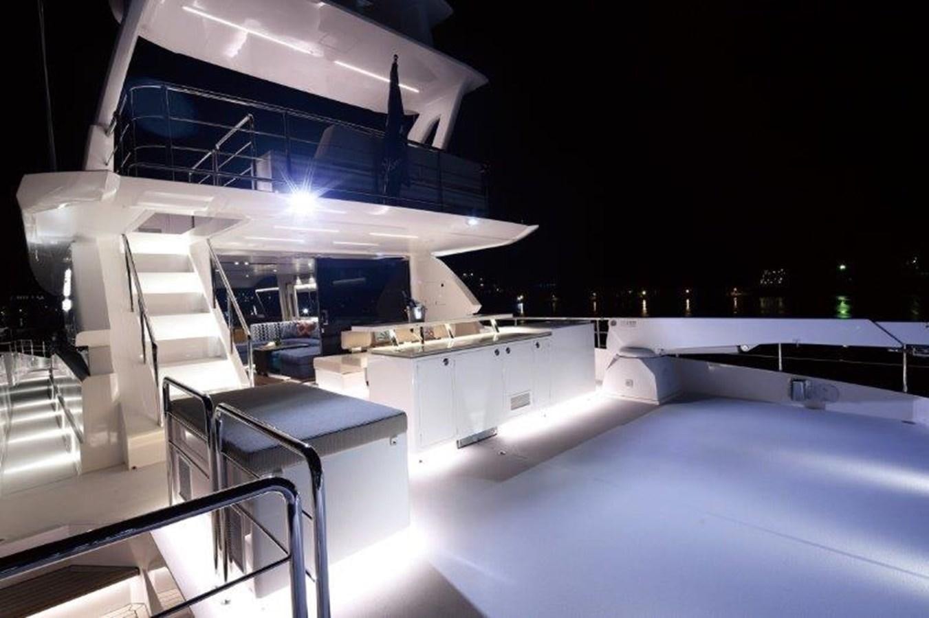 a space shuttle in a space aboard CROWNED EAGLE Yacht for Sale