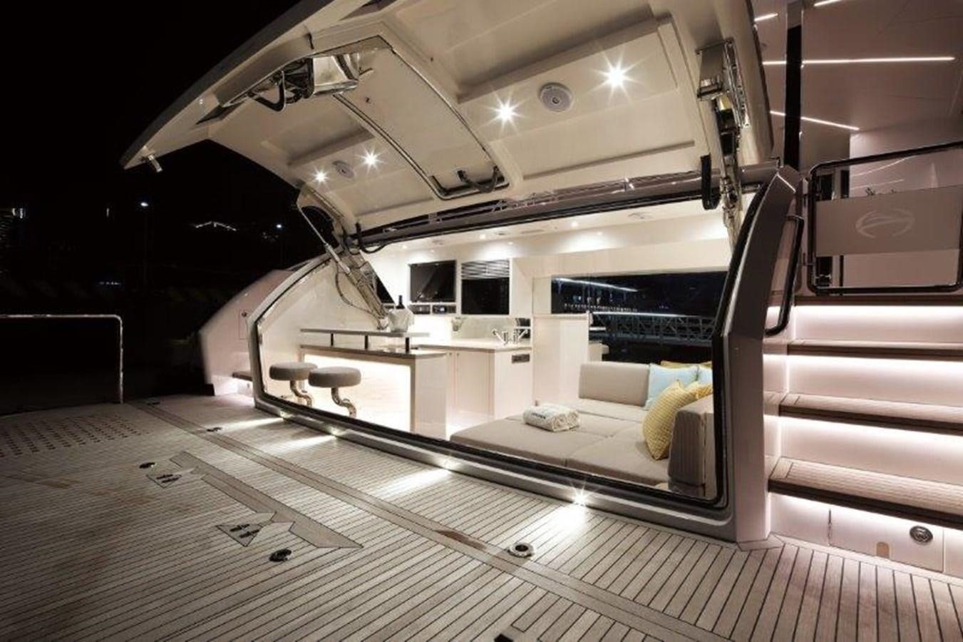 a room with a large white machine aboard CROWNED EAGLE Yacht for Sale