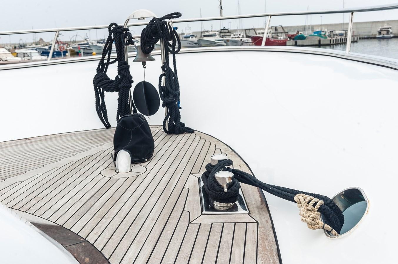 a cat and a dog on a roof aboard ANGELS Yacht for Sale