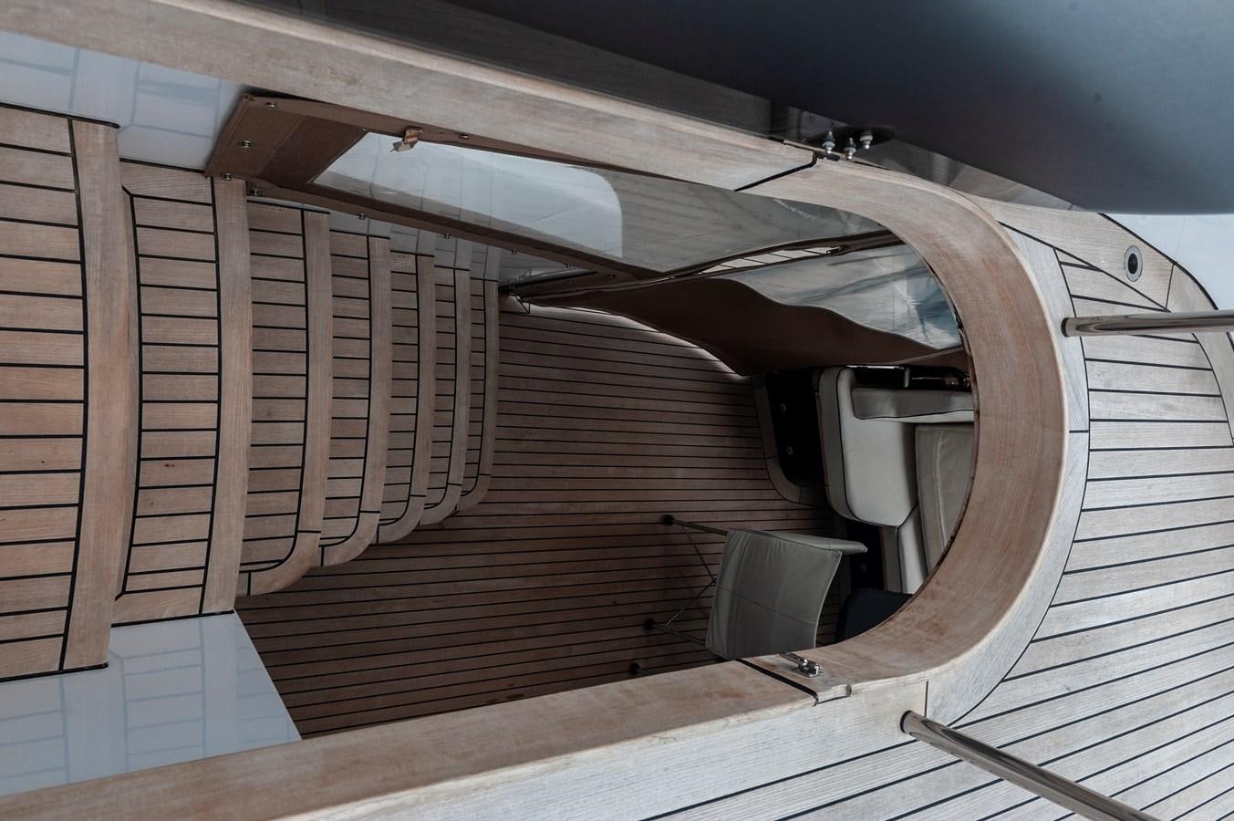 a large metal structure aboard ANGELS Yacht for Sale