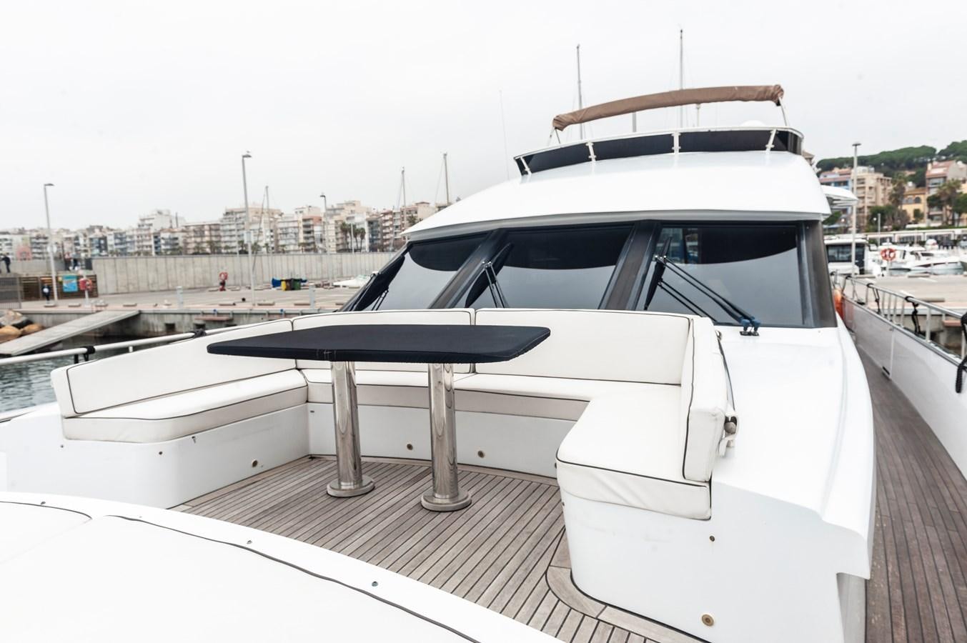 a boat on a dock aboard ANGELS Yacht for Sale