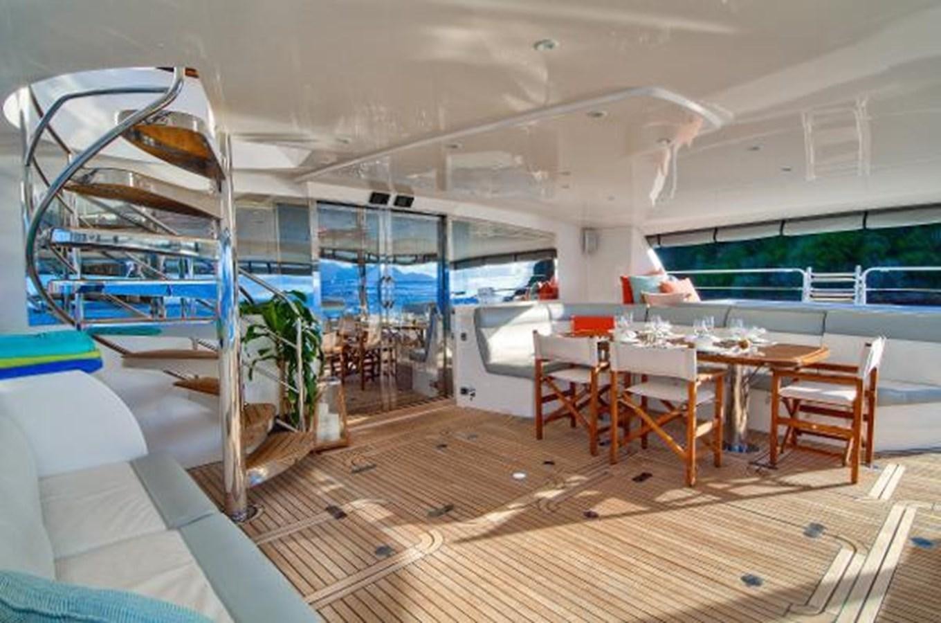 inside view of a room aboard 74' PRIVILEGE 2010 Yacht for Sale