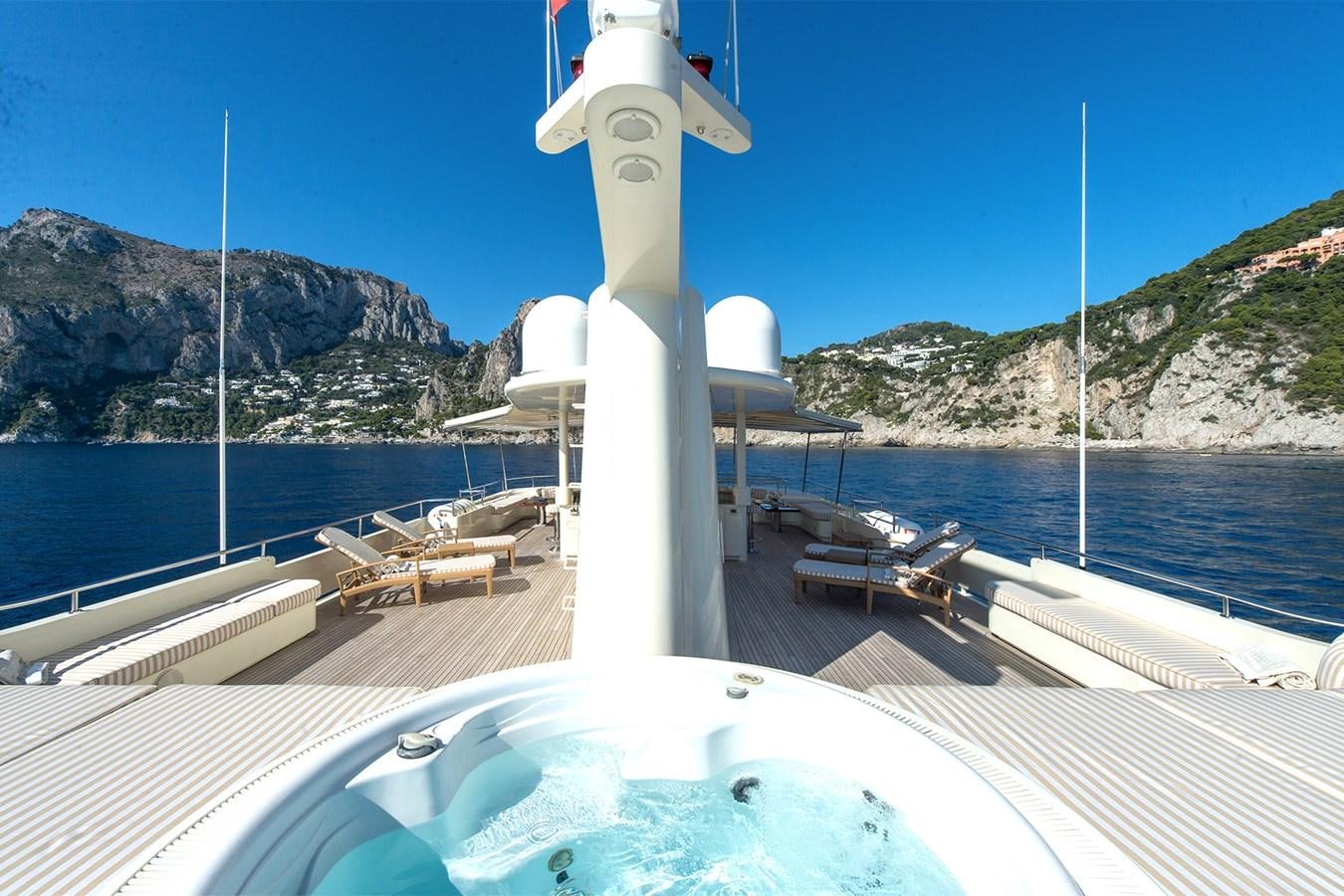 a boat on the water aboard LIBERTA Yacht for Sale