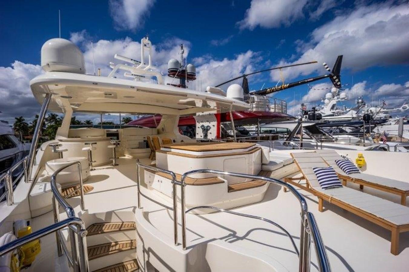 a large white ship docked aboard NYHAVEN Yacht for Sale