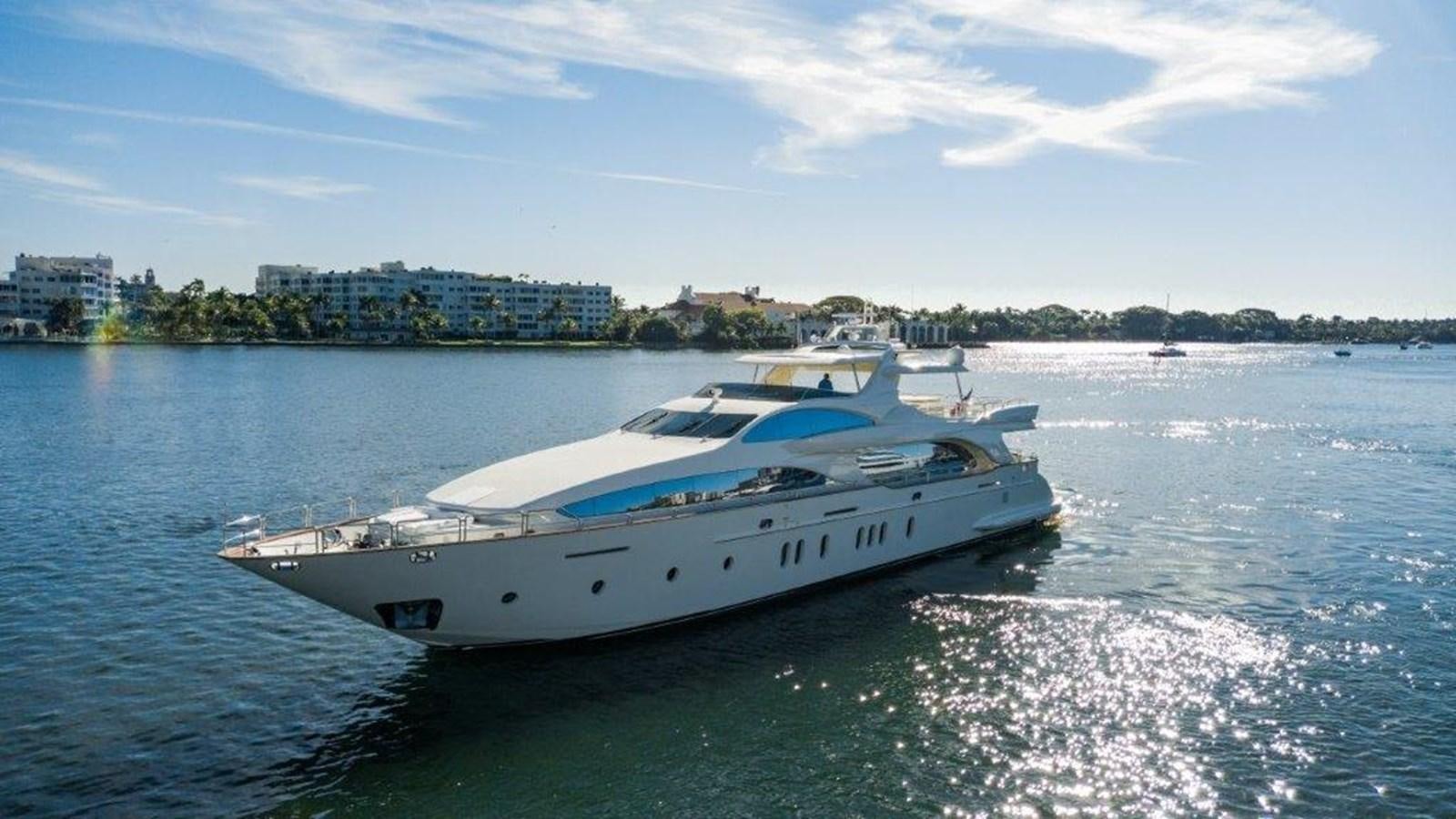 a boat on the water aboard NYHAVEN Yacht for Sale