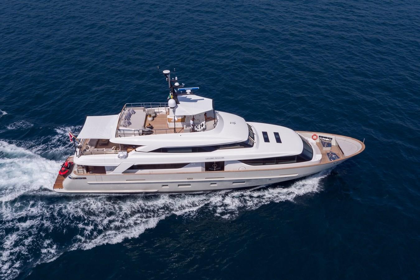 a boat on the water aboard SANLORENZO SD112 Yacht for Sale