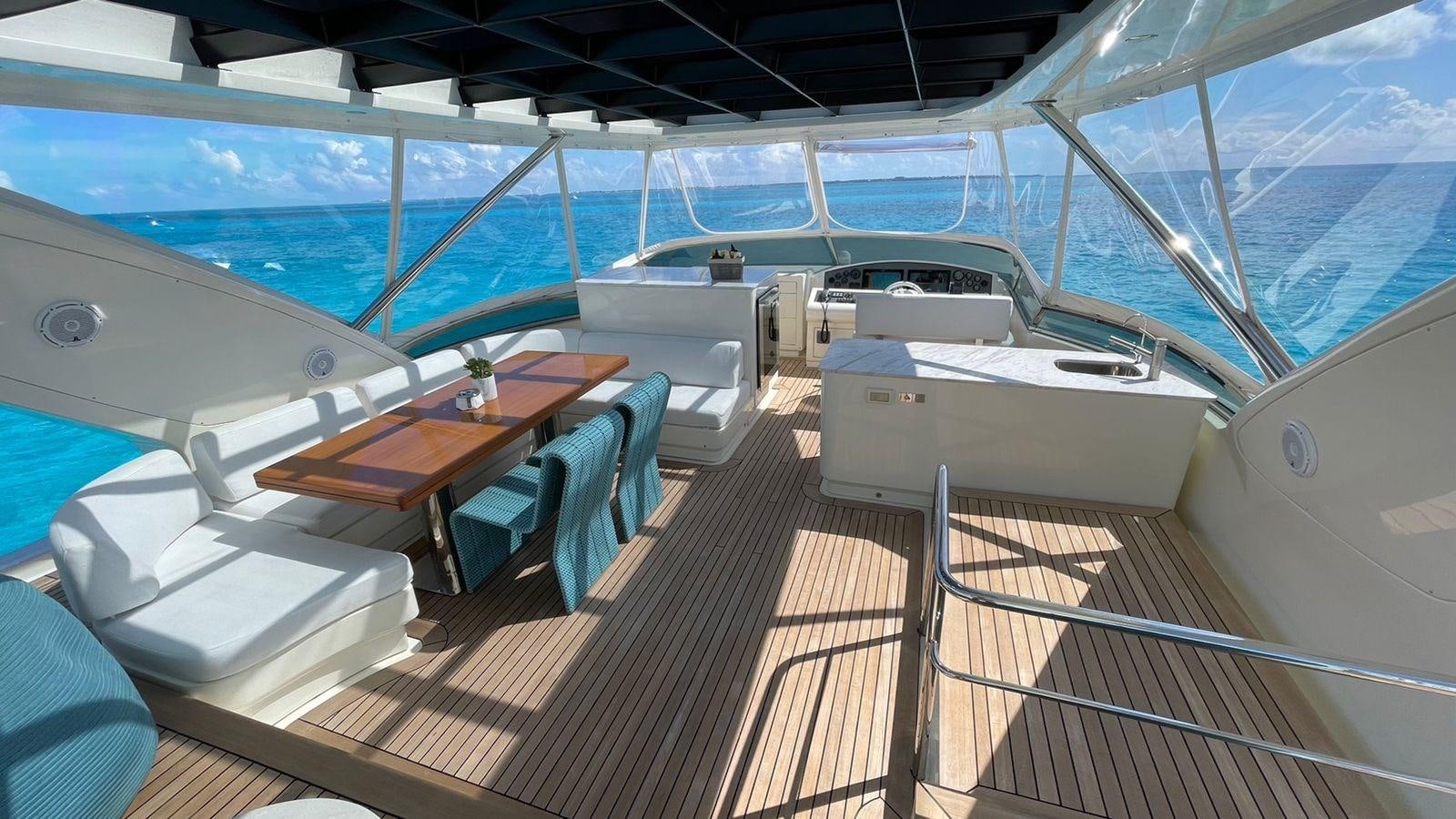 inside of a boat aboard VICTORIOUS Yacht for Sale