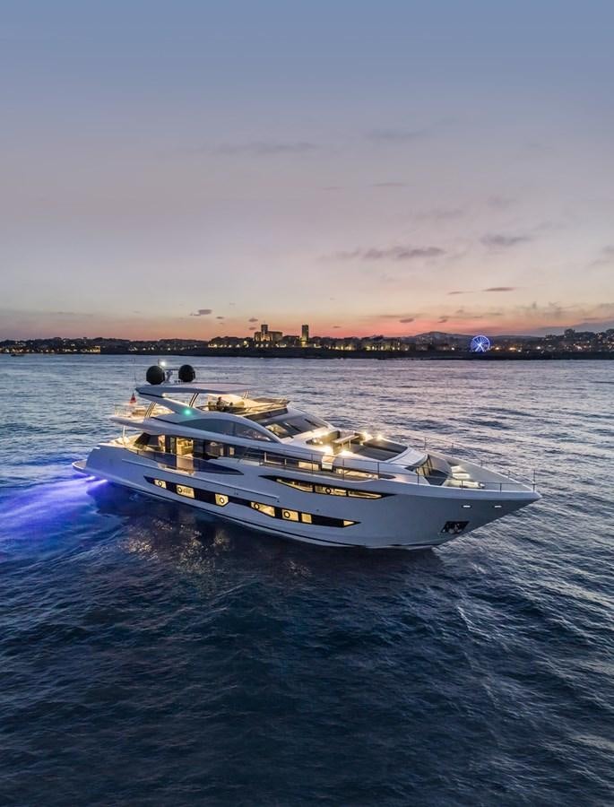 a boat on the water aboard AMIRA Yacht for Sale