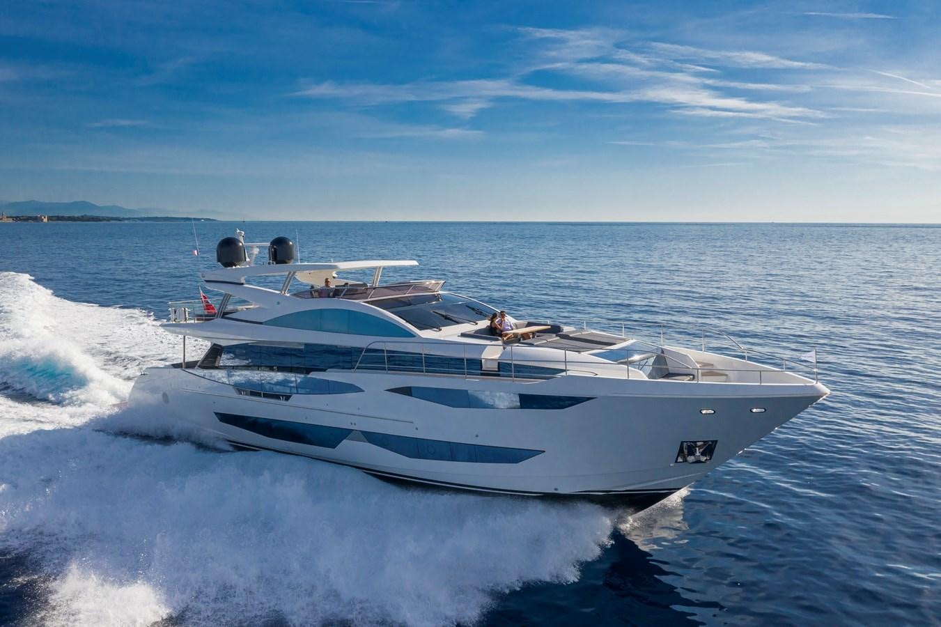 a boat on the water aboard AMIRA Yacht for Sale