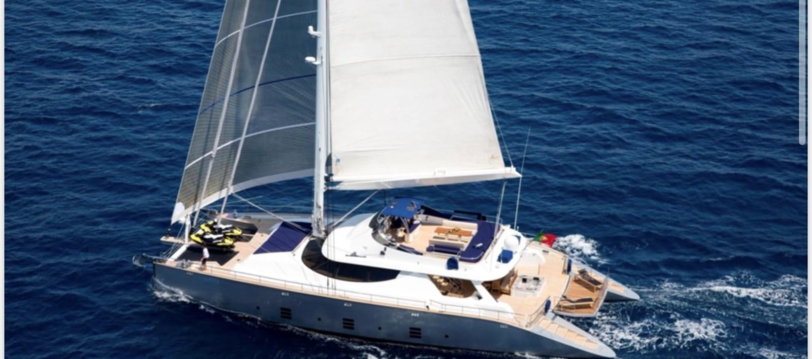 a boat on the water aboard MANTANI Yacht for Sale