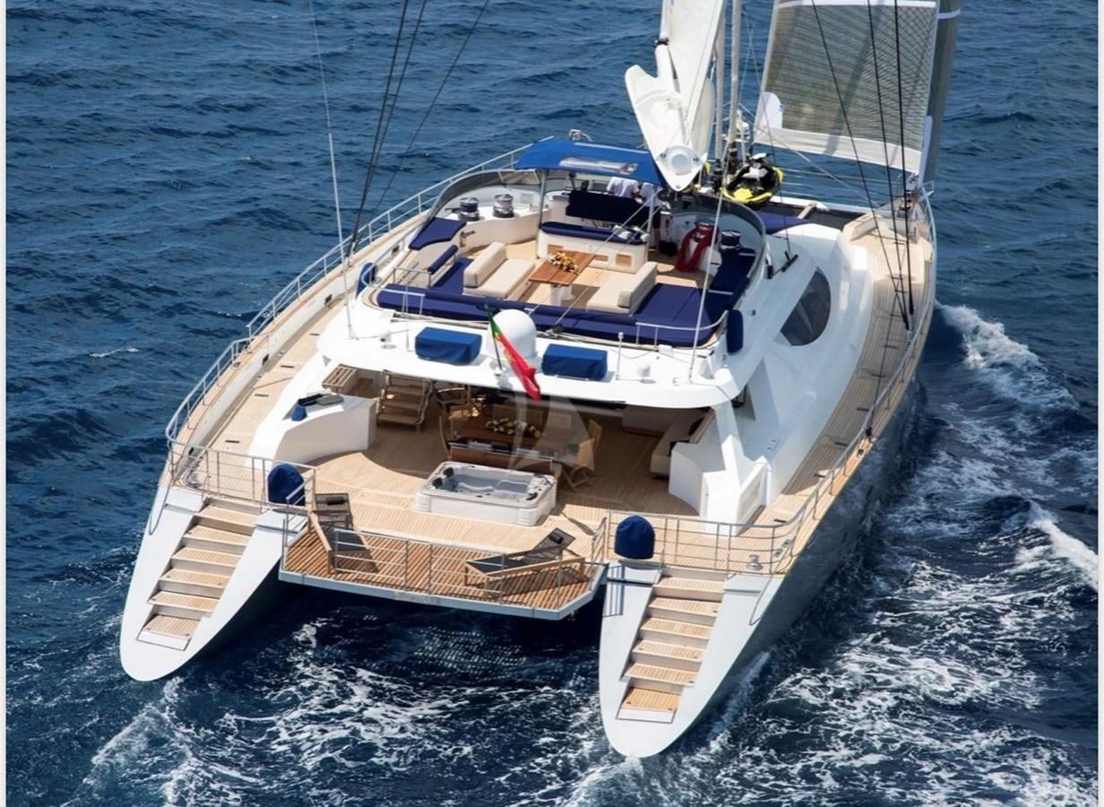 a boat on the water aboard MANTANI Yacht for Charter