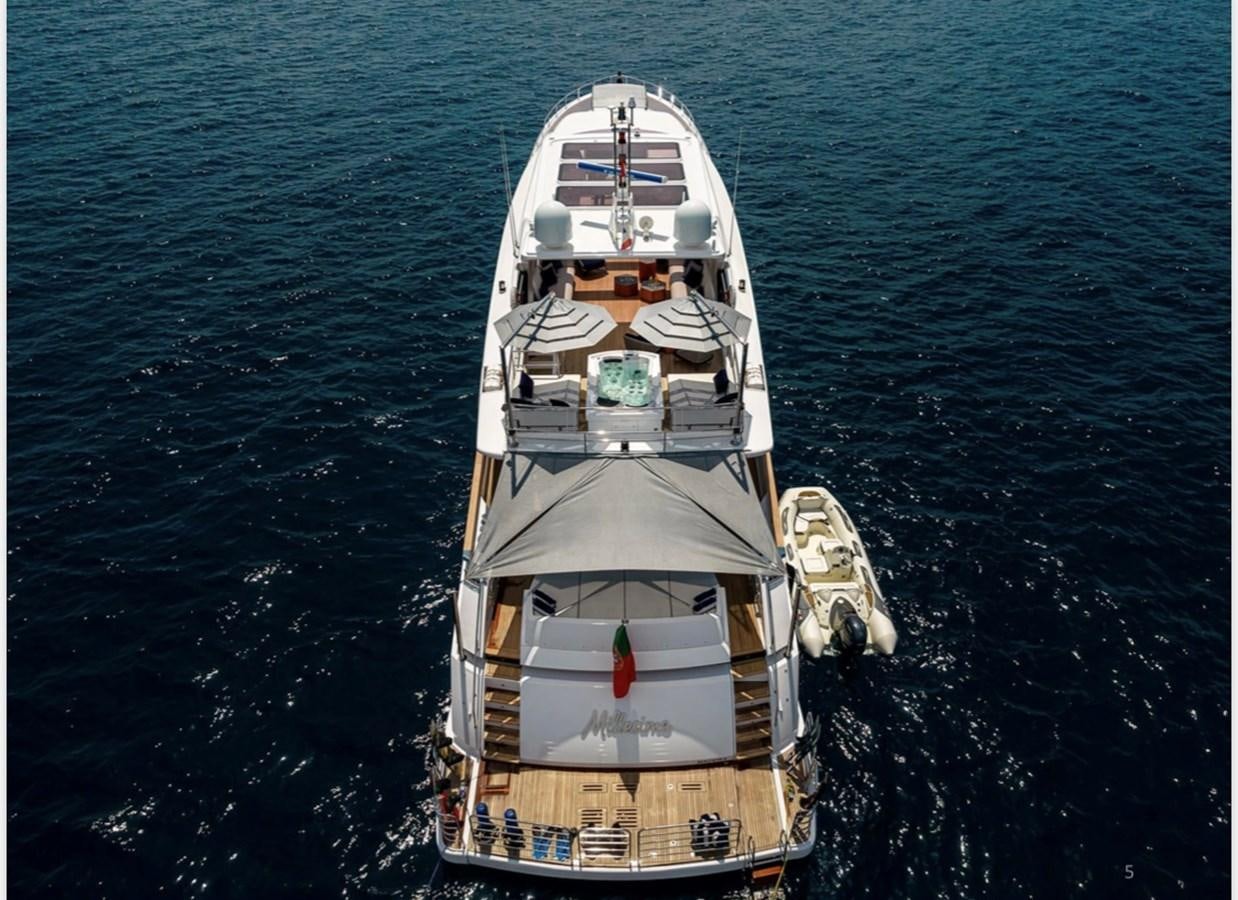 a ship in the water aboard MILLESIME Yacht for Charter