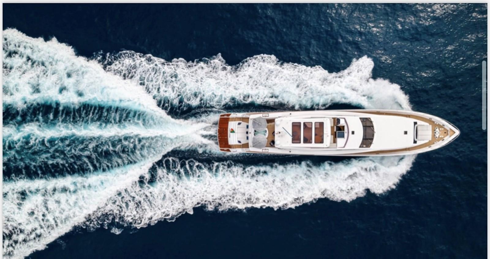 a ship in the ocean aboard MILLESIME Yacht for Charter